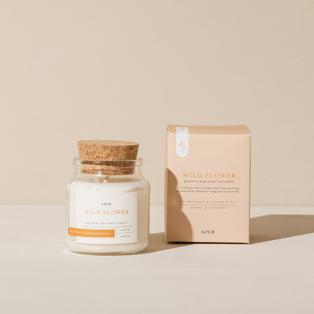 NIEUW: Wild Flower | natuurlijke geurkaars