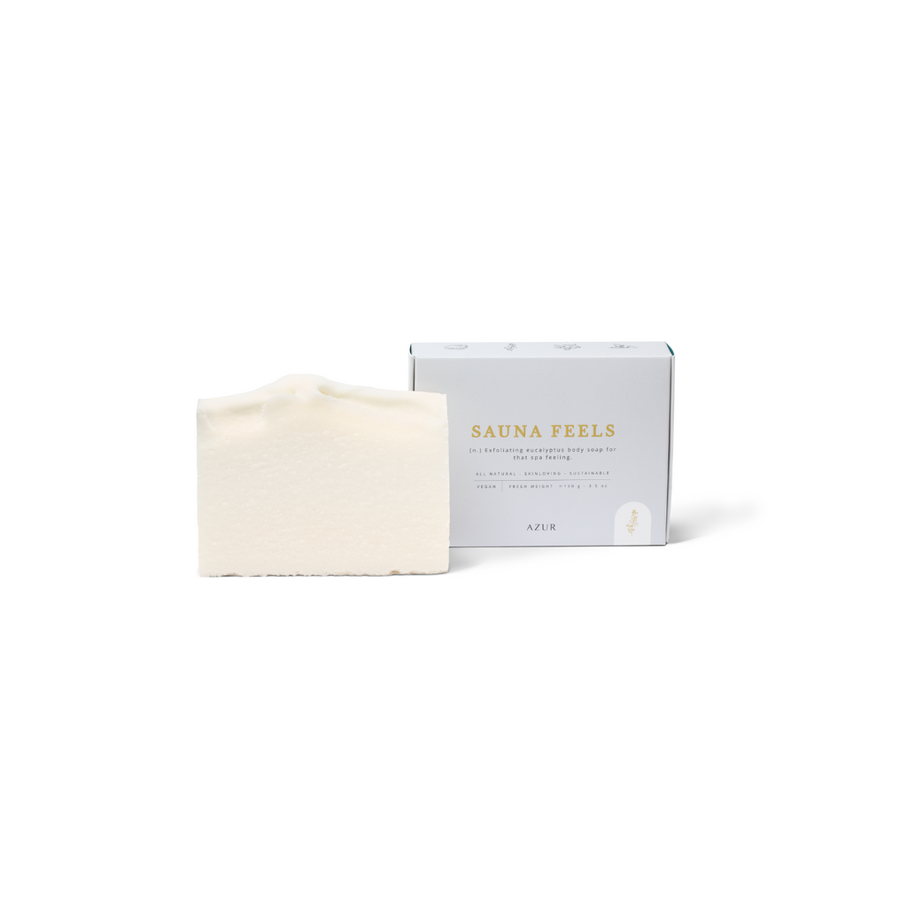 Sauna Feels | Natuurlijke Scrub Zeep Bar | Handgemaakt – Azur
