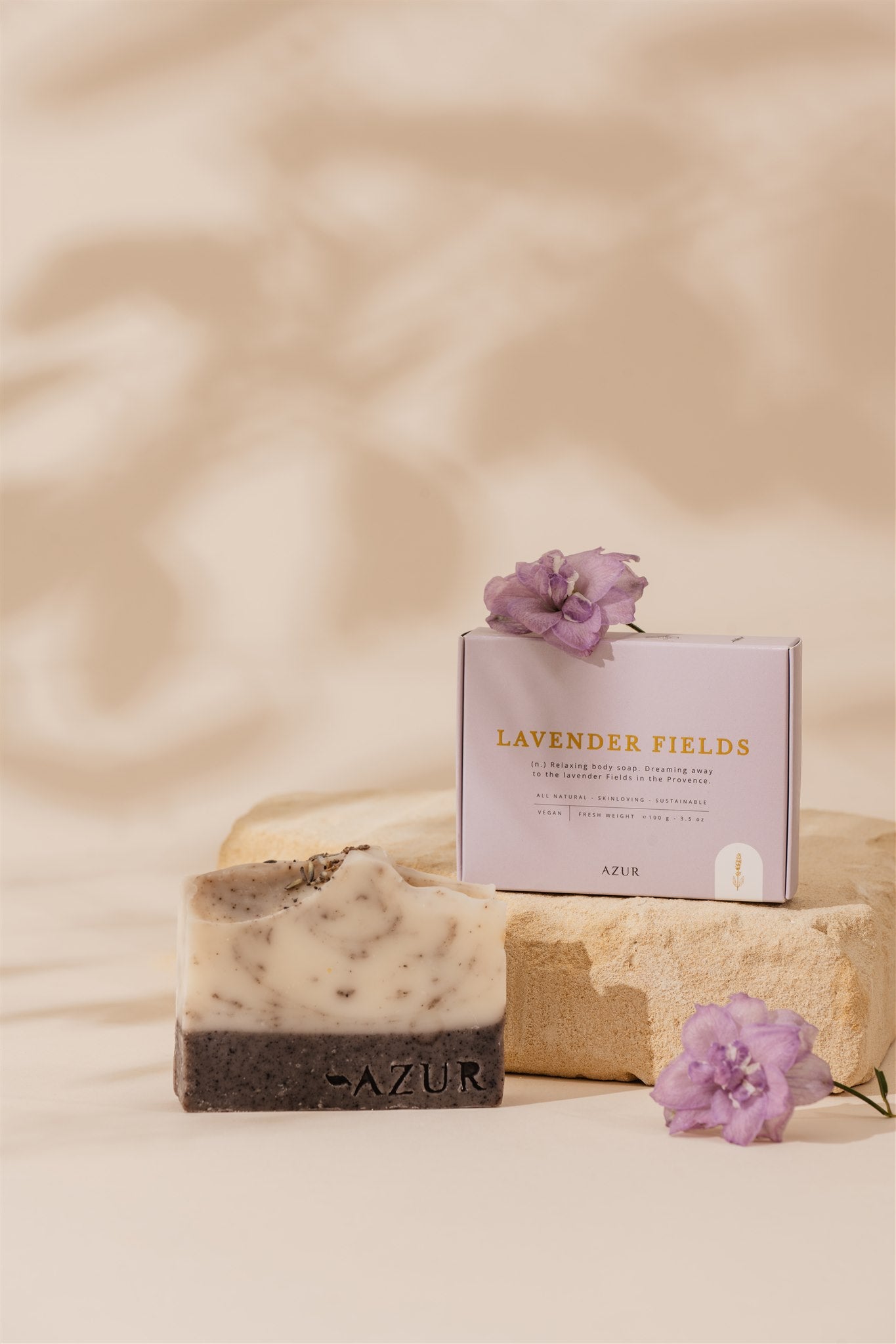 Lavender Fields | Natuurlijke Zeep Bar | Handgemaakt