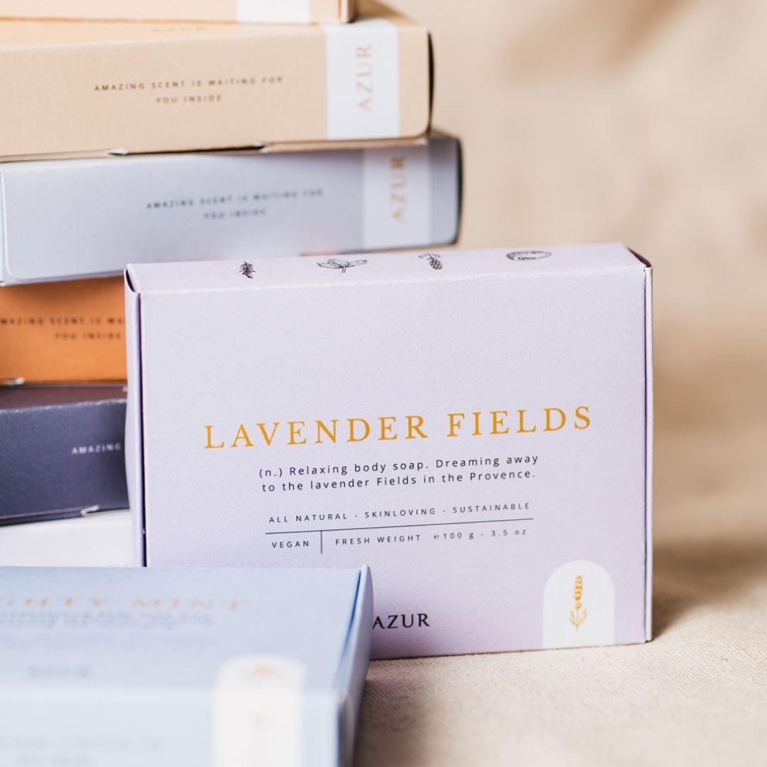 Lavender Fields  | Natuurlijke Zeep Bar | Handgemaakt